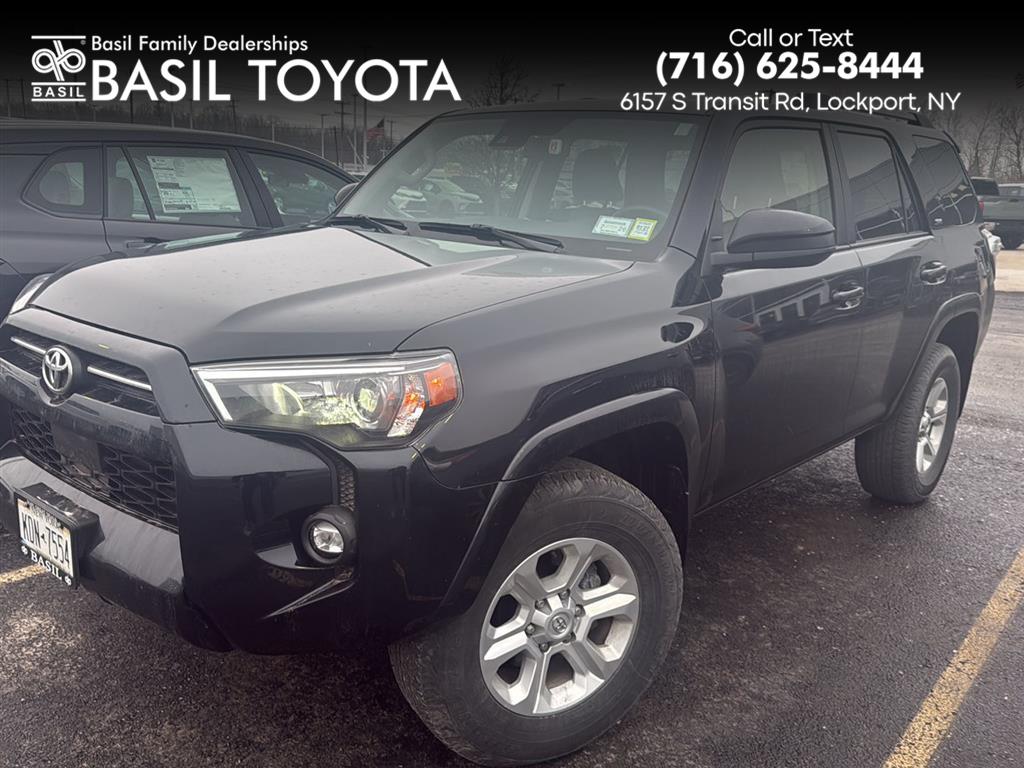 Midnight Black Metallic 2024 Toyota 4Runner SR5 4WD SUV / Crossover Four-Wheel Drive 5-Speed Automatic
