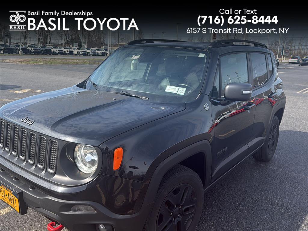 Black 2017 Jeep Renegade Deserthawk 4WD SUV / Crossover Four-Wheel Drive 9-Speed Automatic