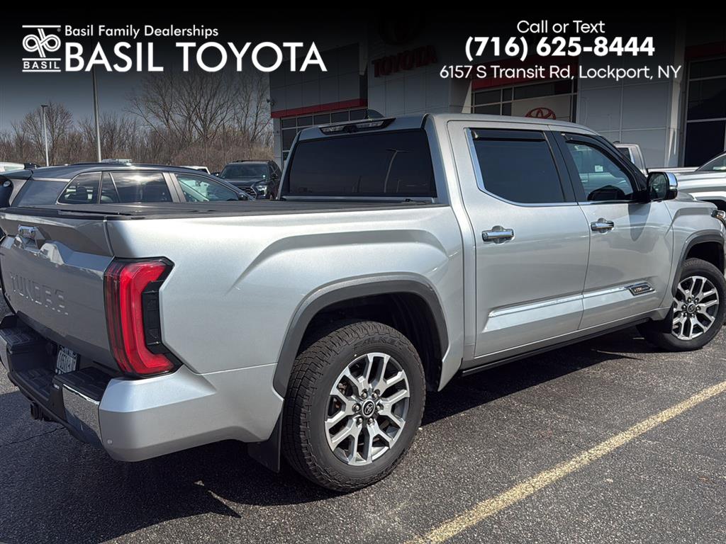 Celestial Silver Metallic 2022 Toyota Tundra 1794 Edition CrewMax Cab 4WD Pickup Truck Four-Wheel Drive Automatic