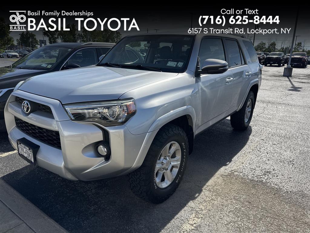 Classic Silver Metallic 2016 Toyota 4Runner SR5 Premium 4WD SUV / Crossover Four-Wheel Drive 5-Speed Automatic