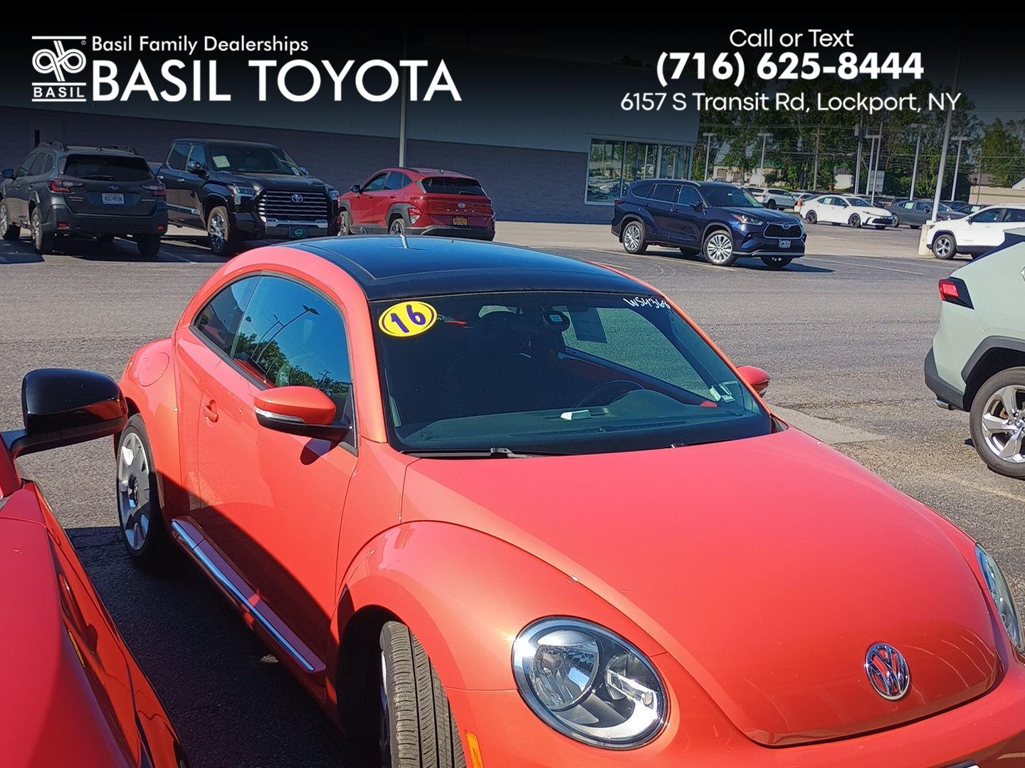 RD 2016 Volkswagen Beetle Hatchback Front-Wheel Drive 6-Speed Automatic