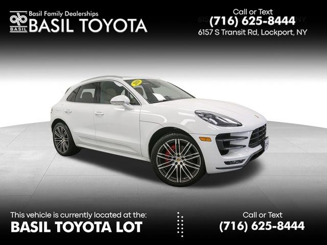 Black 2018 Porsche Macan Turbo AWD SUV / Crossover All-Wheel Drive Automatic