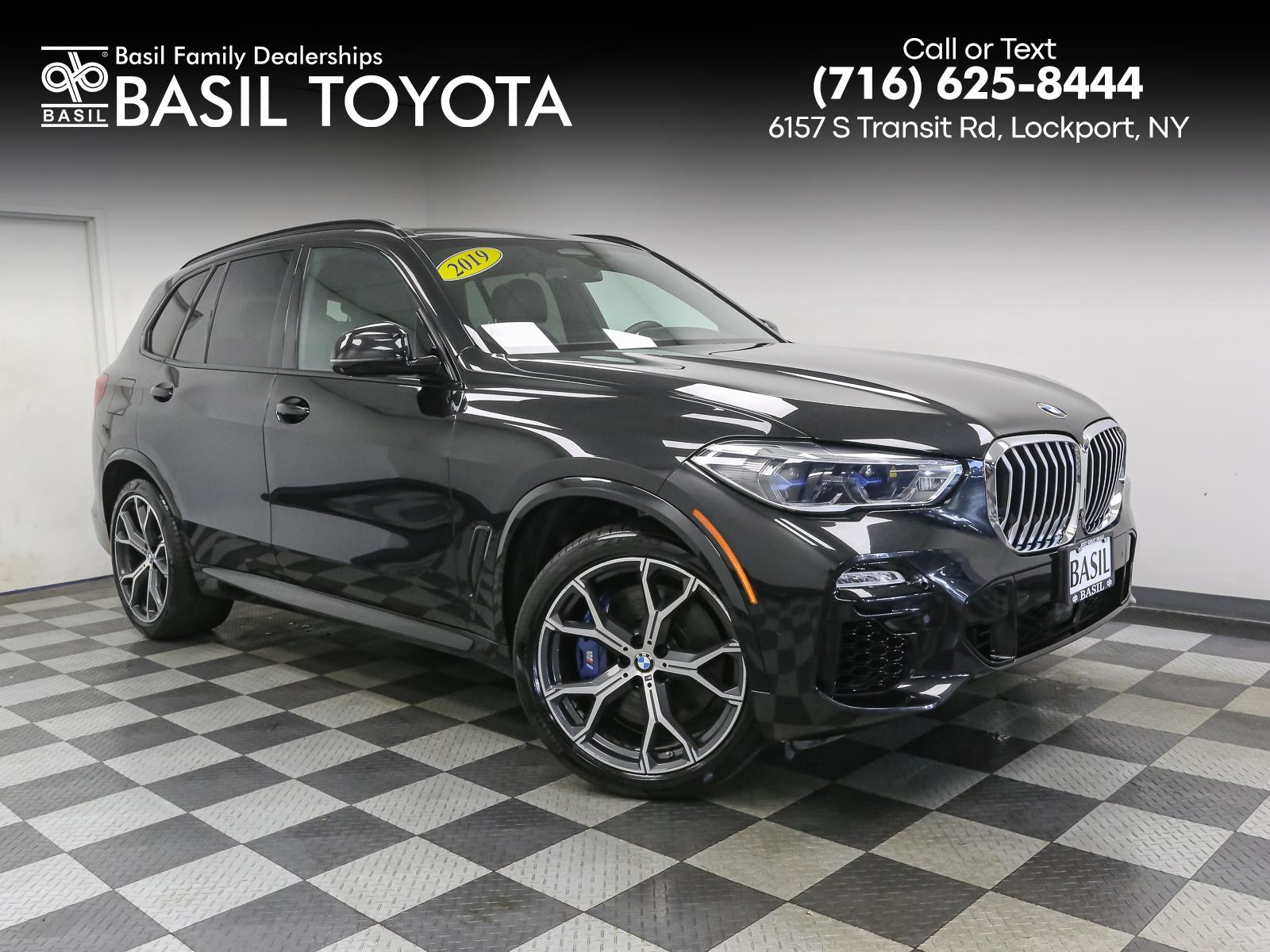 Black Sapphire Metallic 2019 BMW X5 SUV / Crossover All-Wheel Drive 8-Speed Automatic