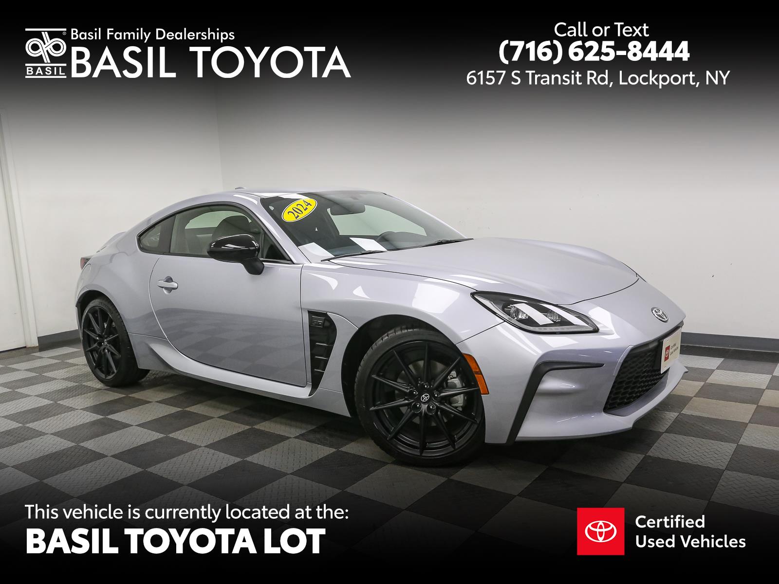 Gray (Steel) 2024 Toyota GR86 Coupe Rear-Wheel Drive 6-Speed Automatic