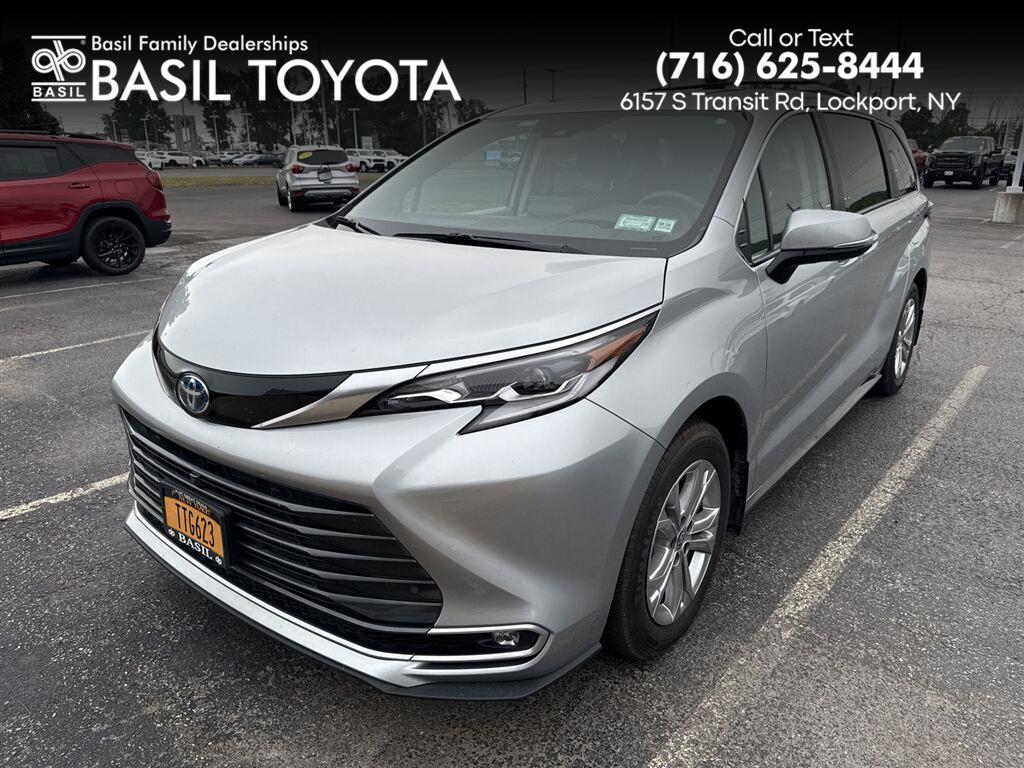 Celestial Silver Metallic 2023 Toyota Sienna Minivan All-Wheel Drive Continuously Variable Transmission
