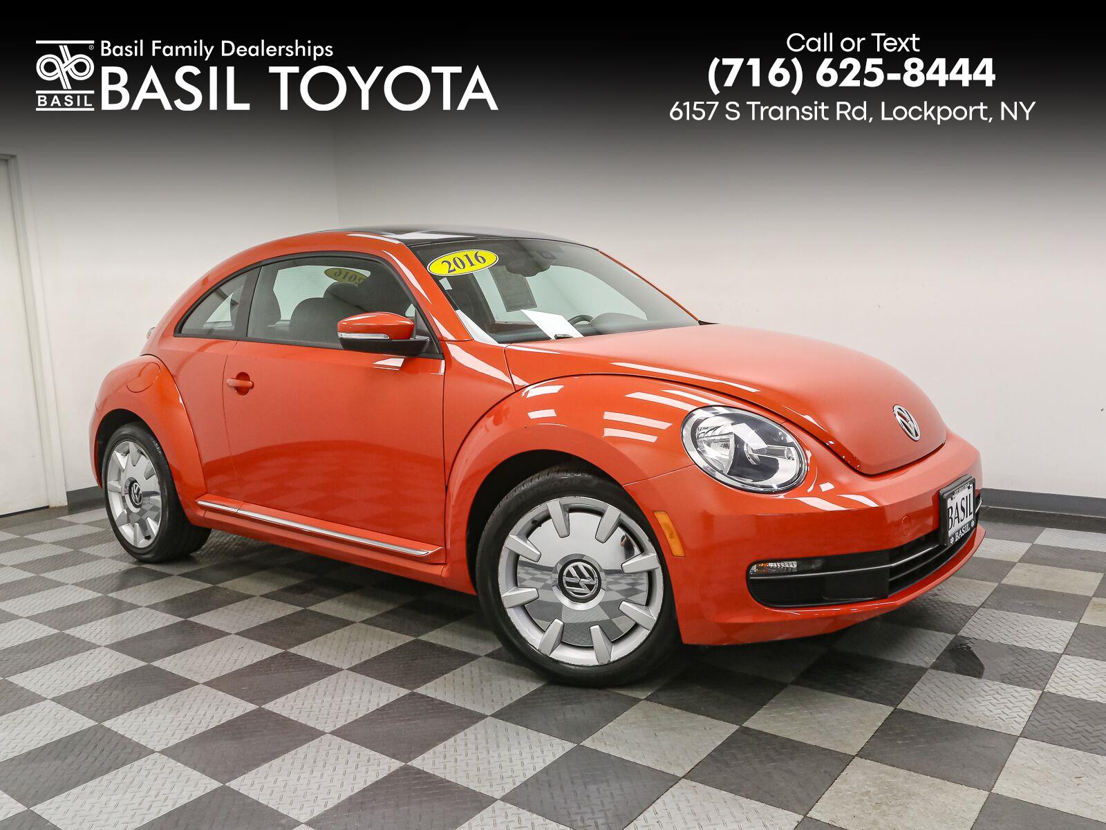 RD 2016 Volkswagen Beetle Hatchback Front-Wheel Drive 6-Speed Automatic