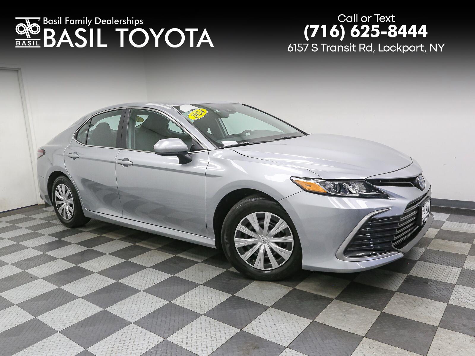 Celestial Silver Metallic 2024 Toyota Camry Hybrid Sedan Front-Wheel Drive Continuously Variable Transmission