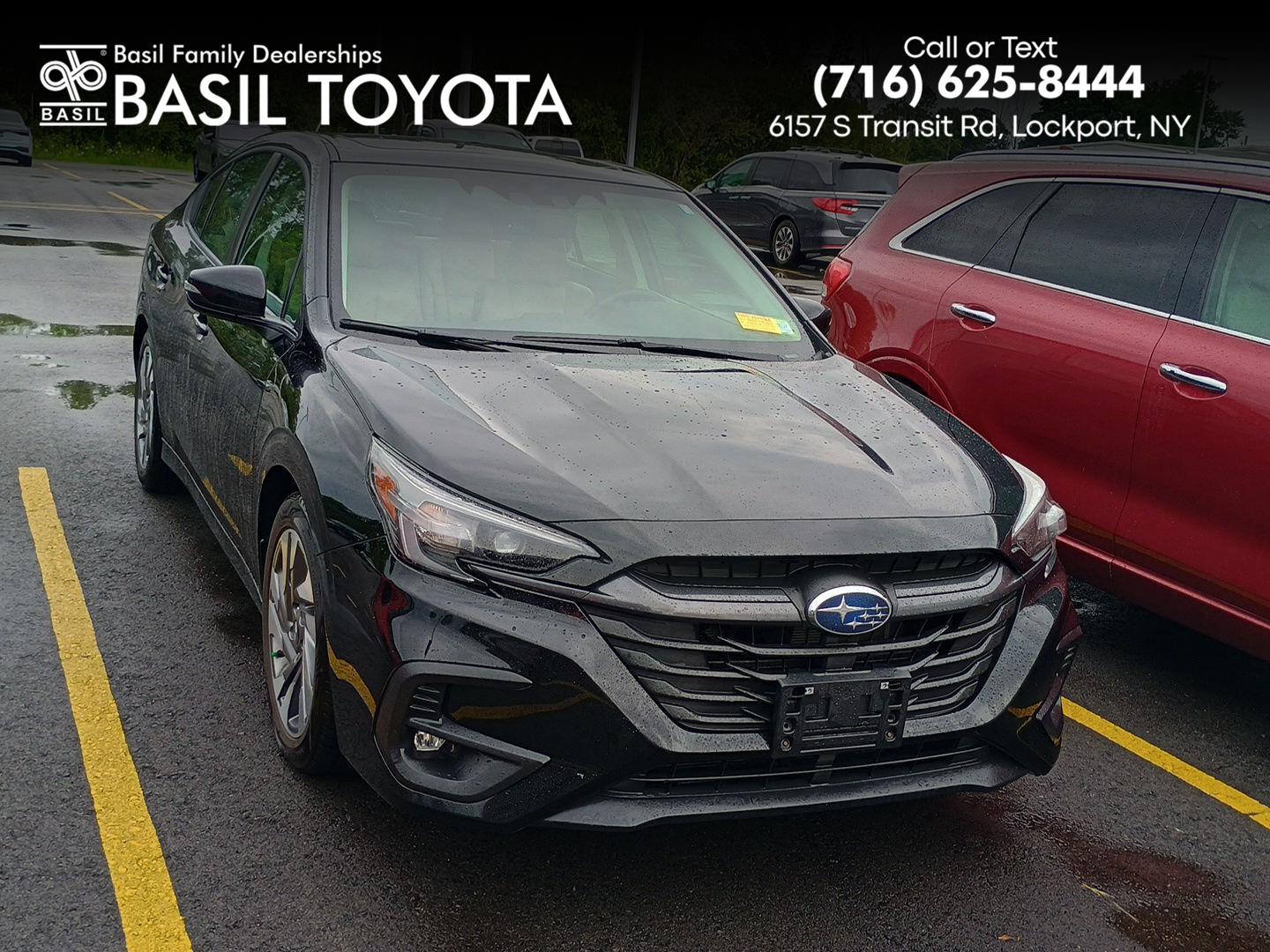 Crystal Black Silica 2023 Subaru Legacy Sedan All-Wheel Drive Continuously Variable Transmission