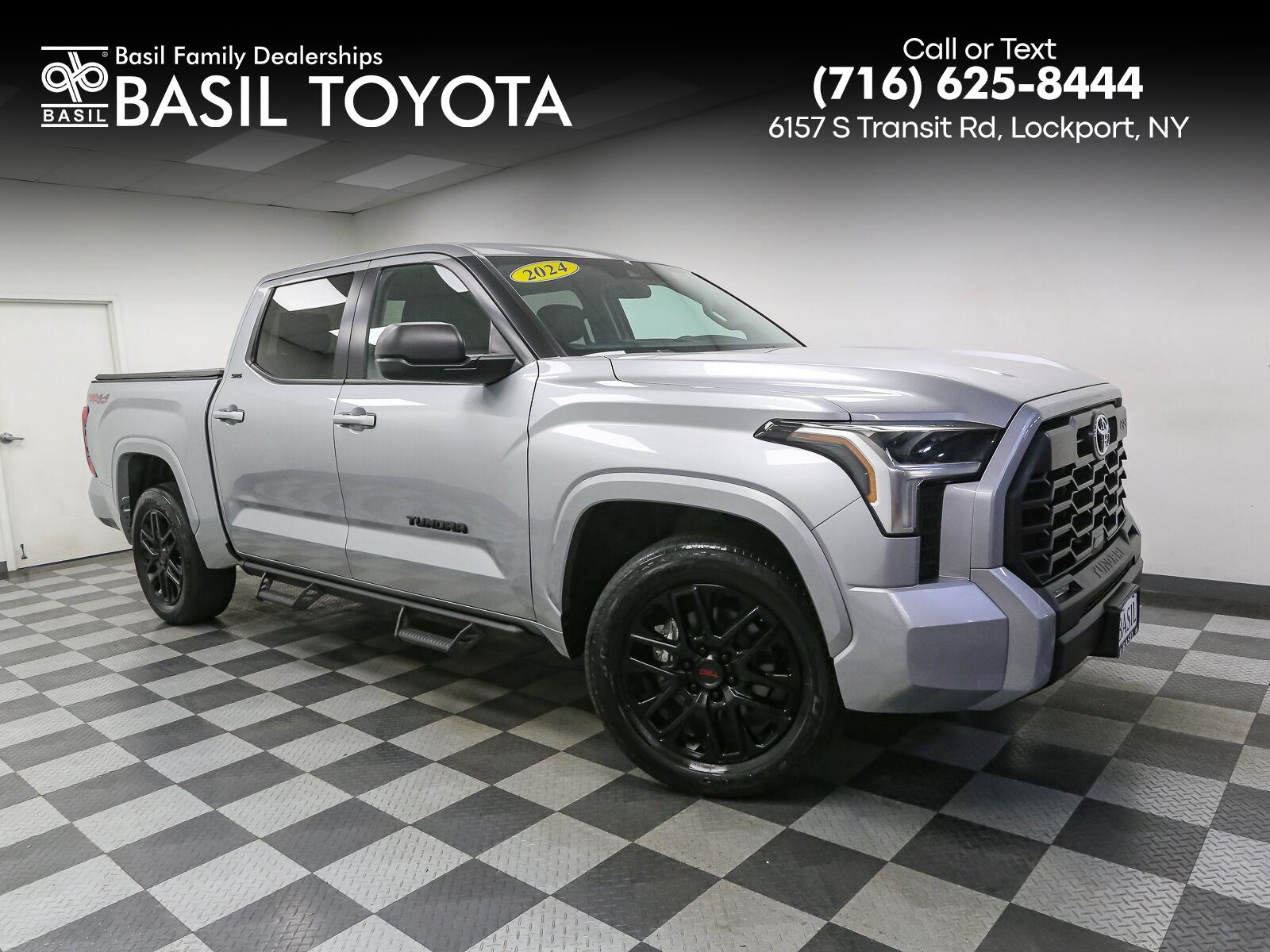 Celestial Silver Metallic 2024 Toyota Tundra Pickup Truck Four-Wheel Drive Automatic
