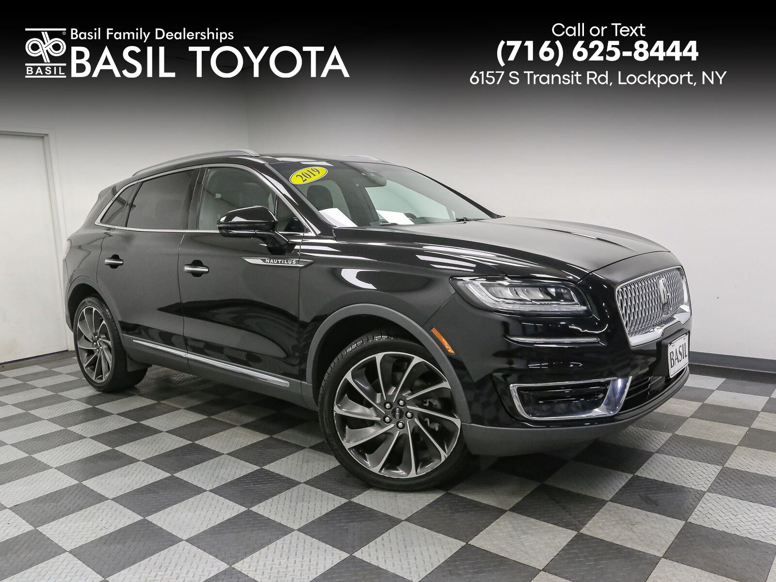 Infinite Black Metallic 2019 Lincoln Nautilus SUV / Crossover All-Wheel Drive 8-Speed Automatic