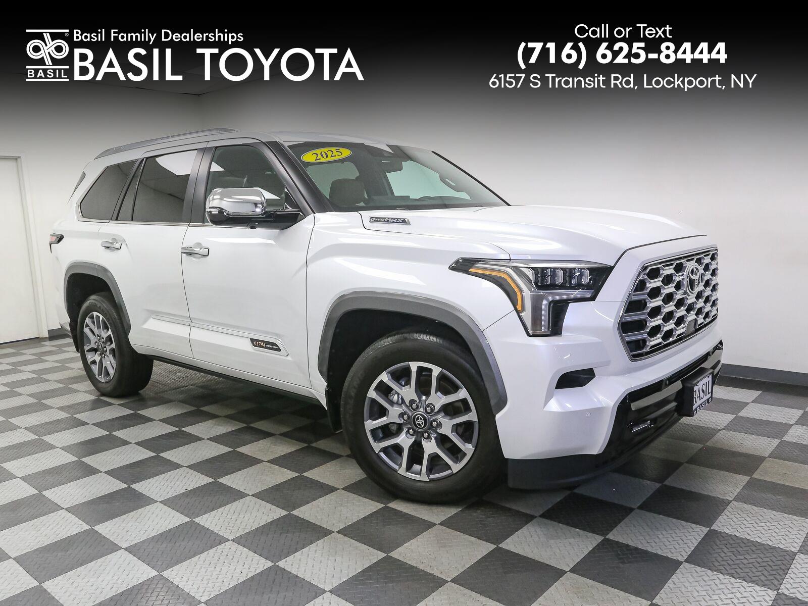 White (Wind Chill Pearl) 2025 Toyota Sequoia SUV / Crossover Four-Wheel Drive Automatic