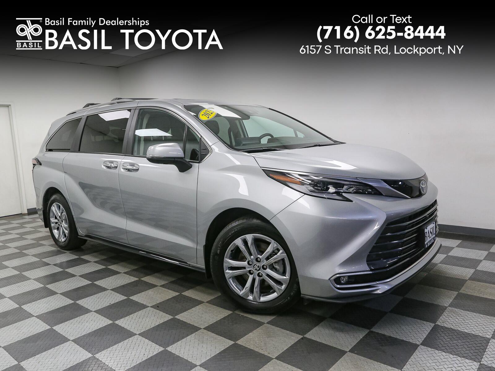 Celestial Silver Metallic 2023 Toyota Sienna Minivan All-Wheel Drive Continuously Variable Transmission