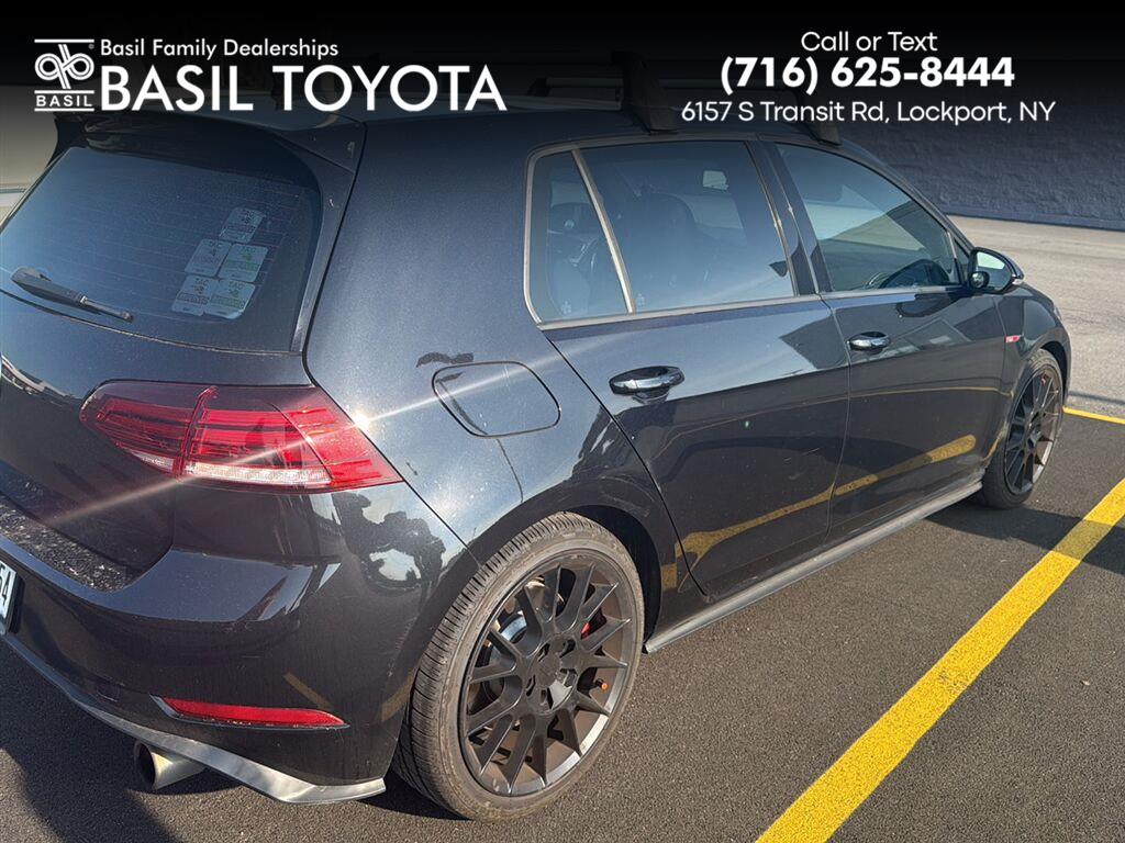 Deep Black Pearl 2019 Volkswagen Golf GTI Hatchback Front-Wheel Drive Automatic
