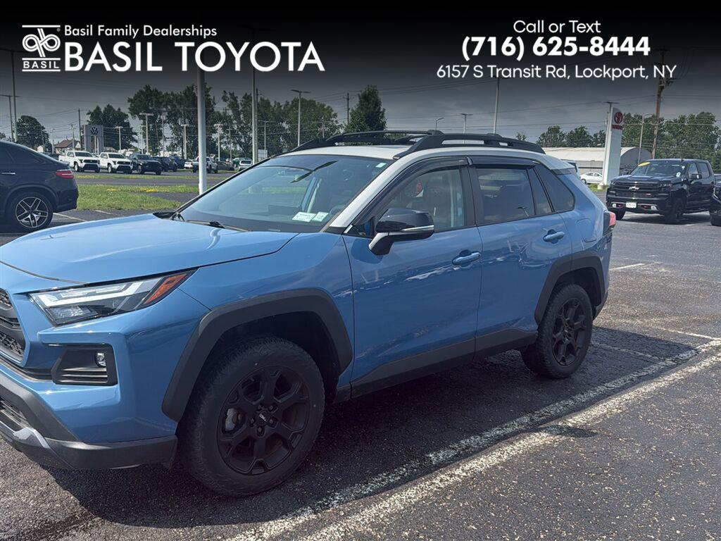 Cavalry Blue w/Ice Edge Roof 2023 Toyota RAV4 SUV / Crossover All-Wheel Drive 8-Speed Automatic