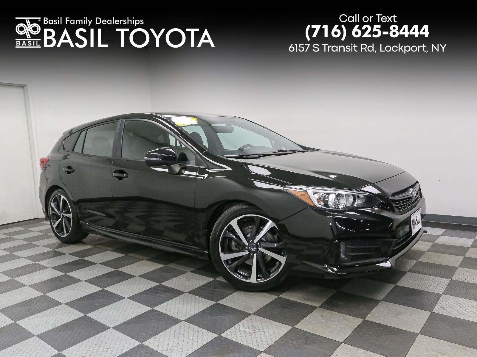 Crystal Black Silica 2023 Subaru Impreza Wagon All-Wheel Drive Manual