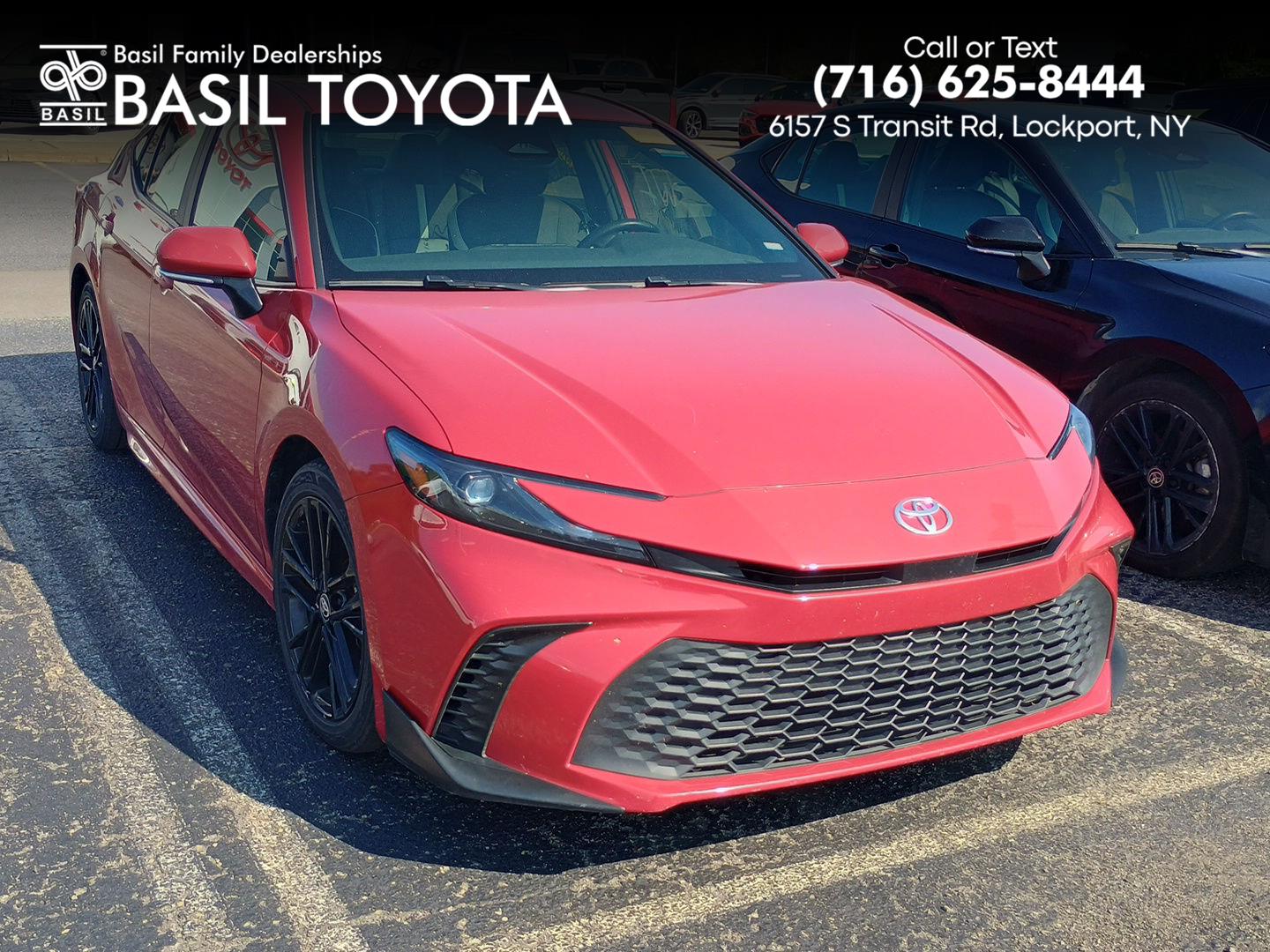 Supersonic Red 2025 Toyota Camry Sedan Front-Wheel Drive Continuously Variable Transmission