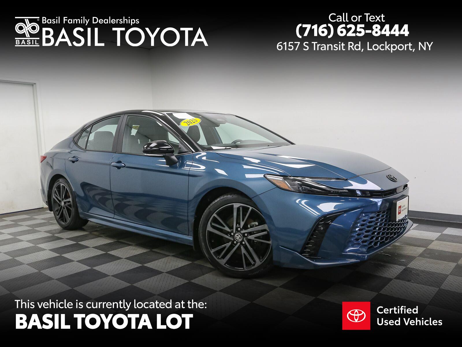 Ocean Gem w/Midnight Black Metallic Roof 2025 Toyota Camry Sedan All-Wheel Drive Continuously Variable Transmission