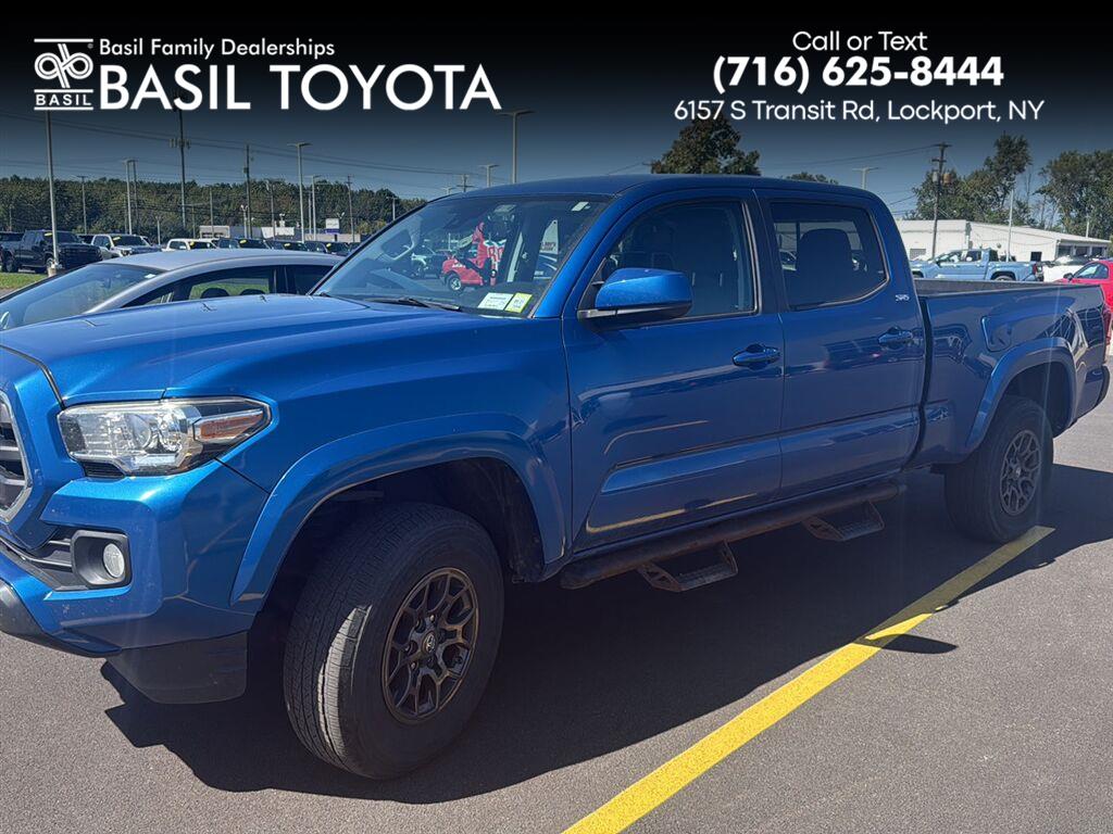 Blazing Blue Pearl 2018 Toyota Tacoma Pickup Truck Four-Wheel Drive Automatic