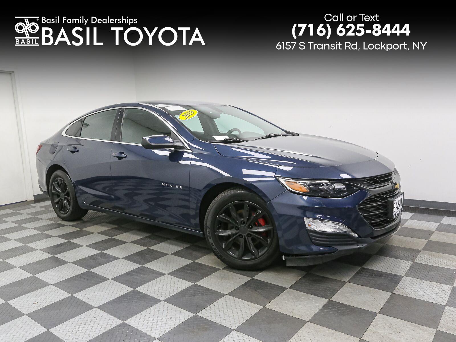 Northsky Blue Metallic 2019 Chevrolet Malibu Sedan Front-Wheel Drive Continuously Variable Transmission