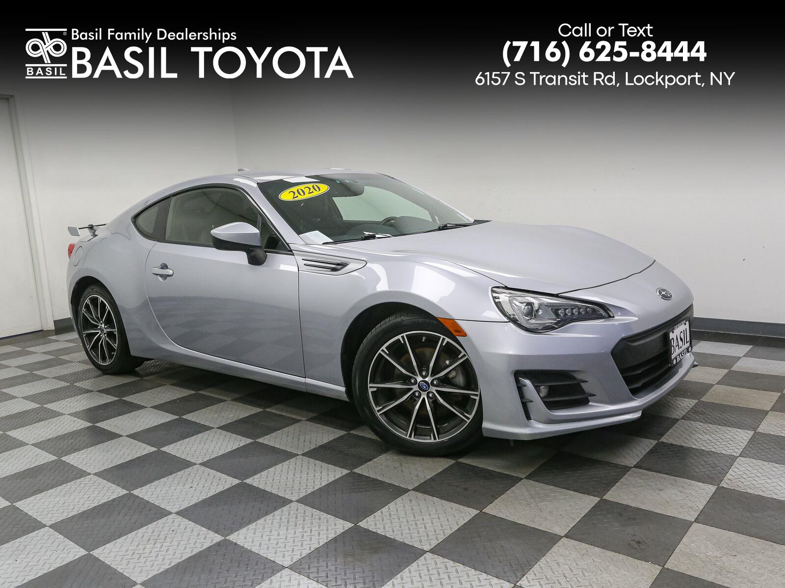 Ice Silver Metallic 2020 Subaru BRZ Coupe Rear-Wheel Drive Manual