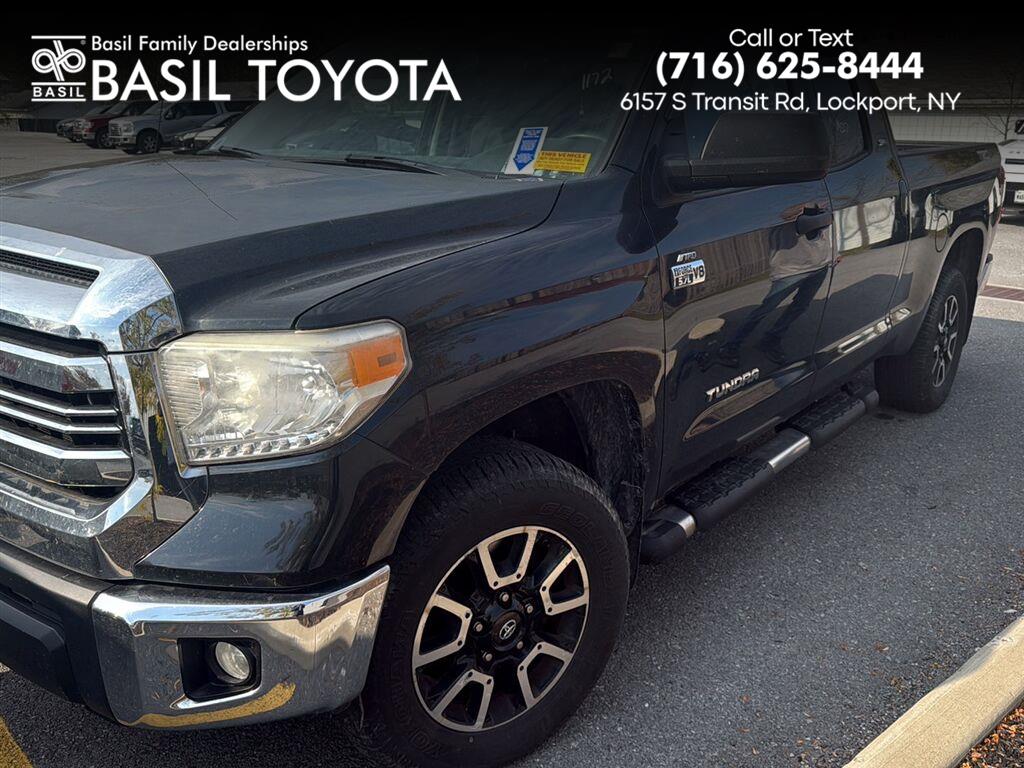 Black 2016 Toyota Tundra Pickup Truck Four-Wheel Drive 6-Speed Automatic