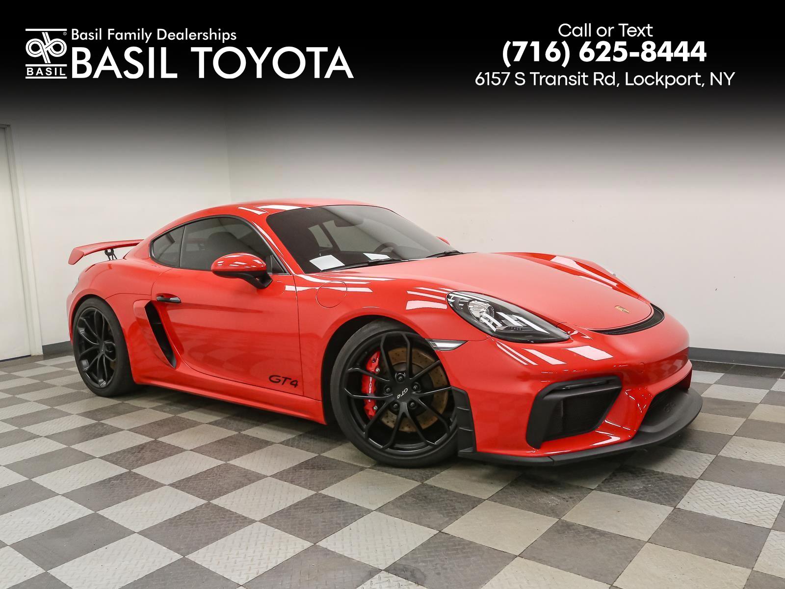 Guards Red 2023 Porsche 718 Cayman GT4 RWD Coupe Rear-Wheel Drive 6-Speed Manual