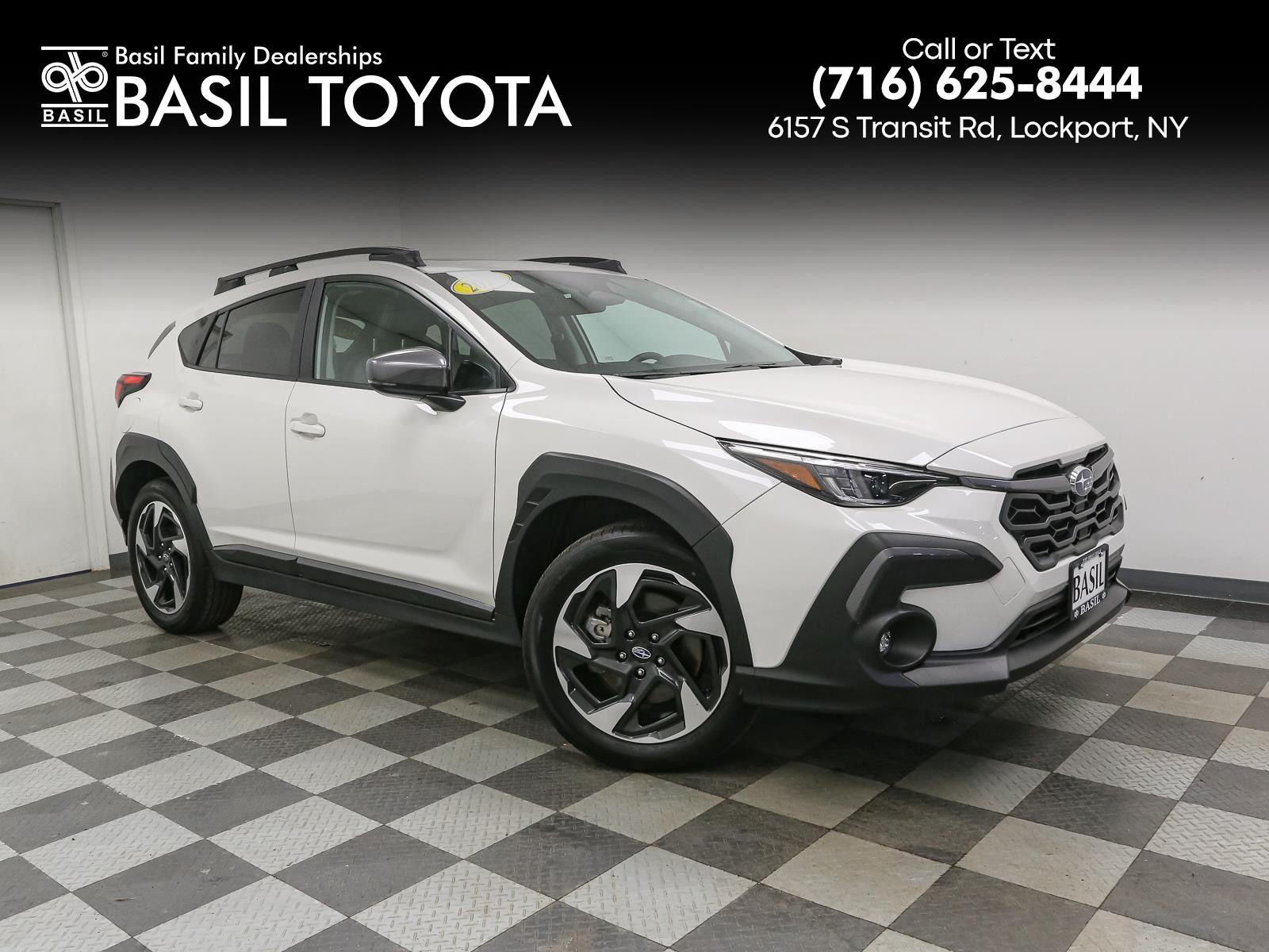 Crystal White Pearl 2024 Subaru Crosstrek Limited AWD SUV / Crossover All-Wheel Drive Continuously Variable Transmission