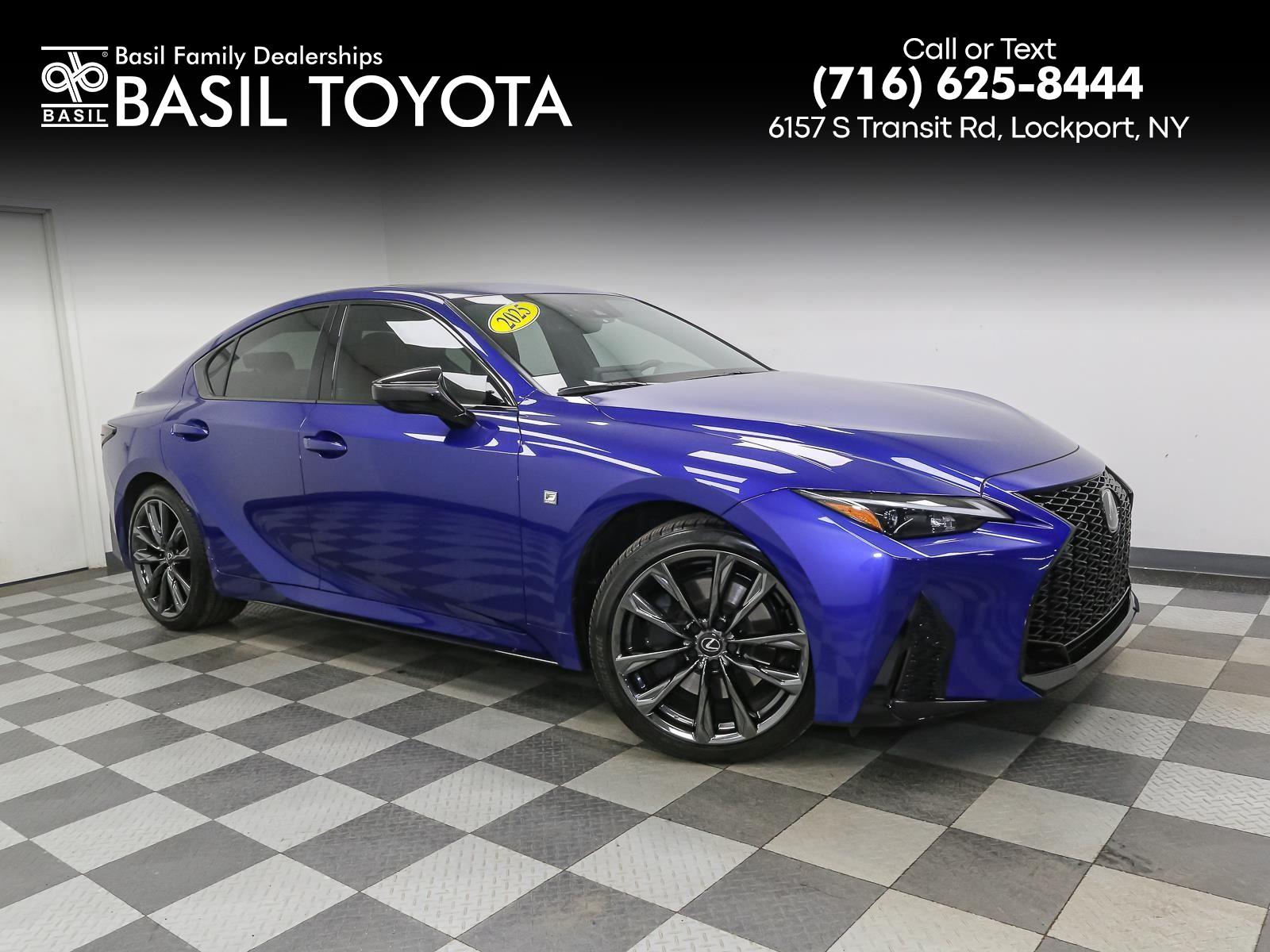 ultrasonic blue 2.0 2025 Lexus IS 350 F Sport 3 AWD Sedan Automatic