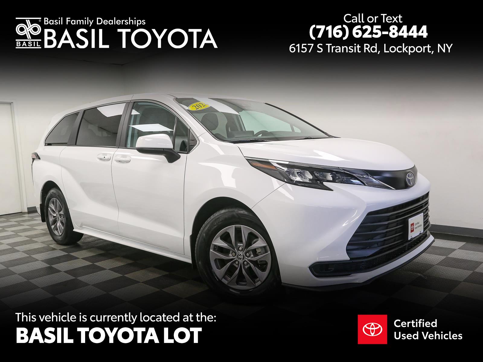 Ice Cap 2024 Toyota Sienna LE 8-Passenger AWD Minivan All-Wheel Drive Continuously Variable Transmission