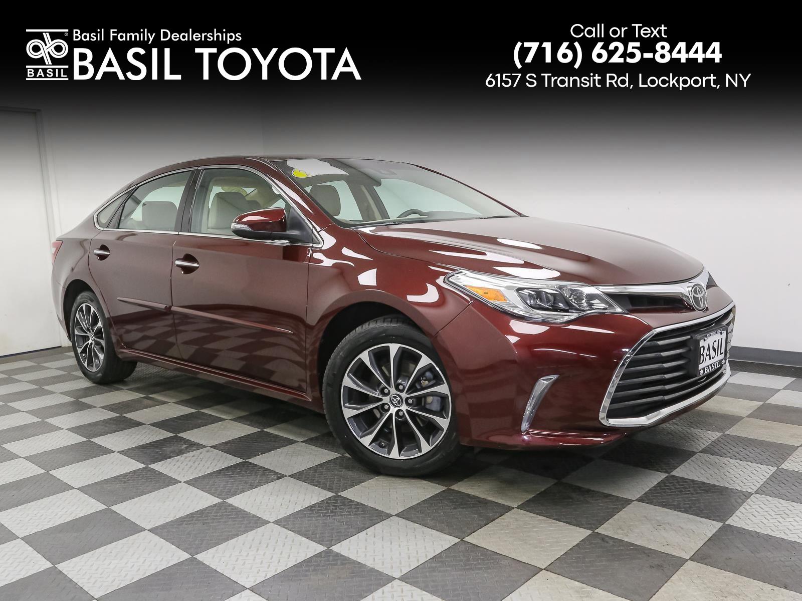 Ooh La La Rouge Mica 2017 Toyota Avalon XLE Sedan Front-Wheel Drive 6-Speed Automatic