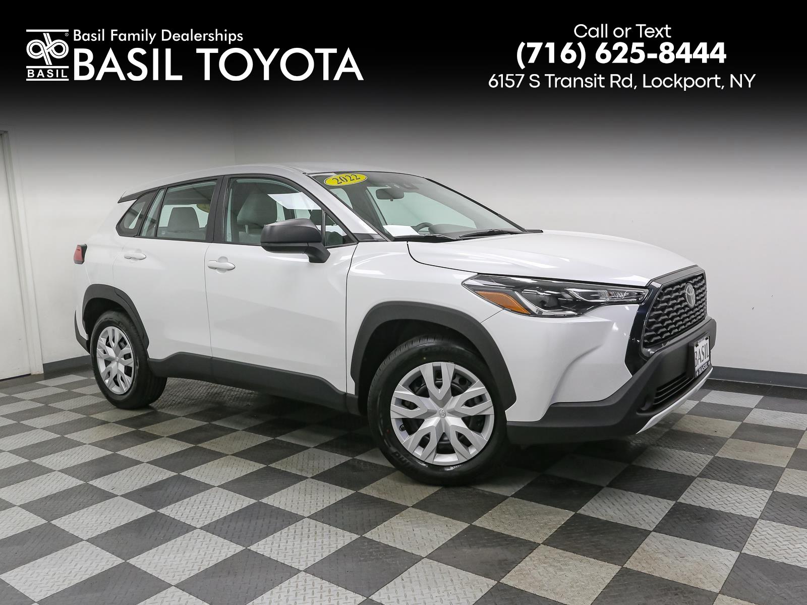 White (Wind Chill Pearl) 2022 Toyota Corolla Cross L AWD SUV / Crossover All-Wheel Drive Continuously Variable Transmission