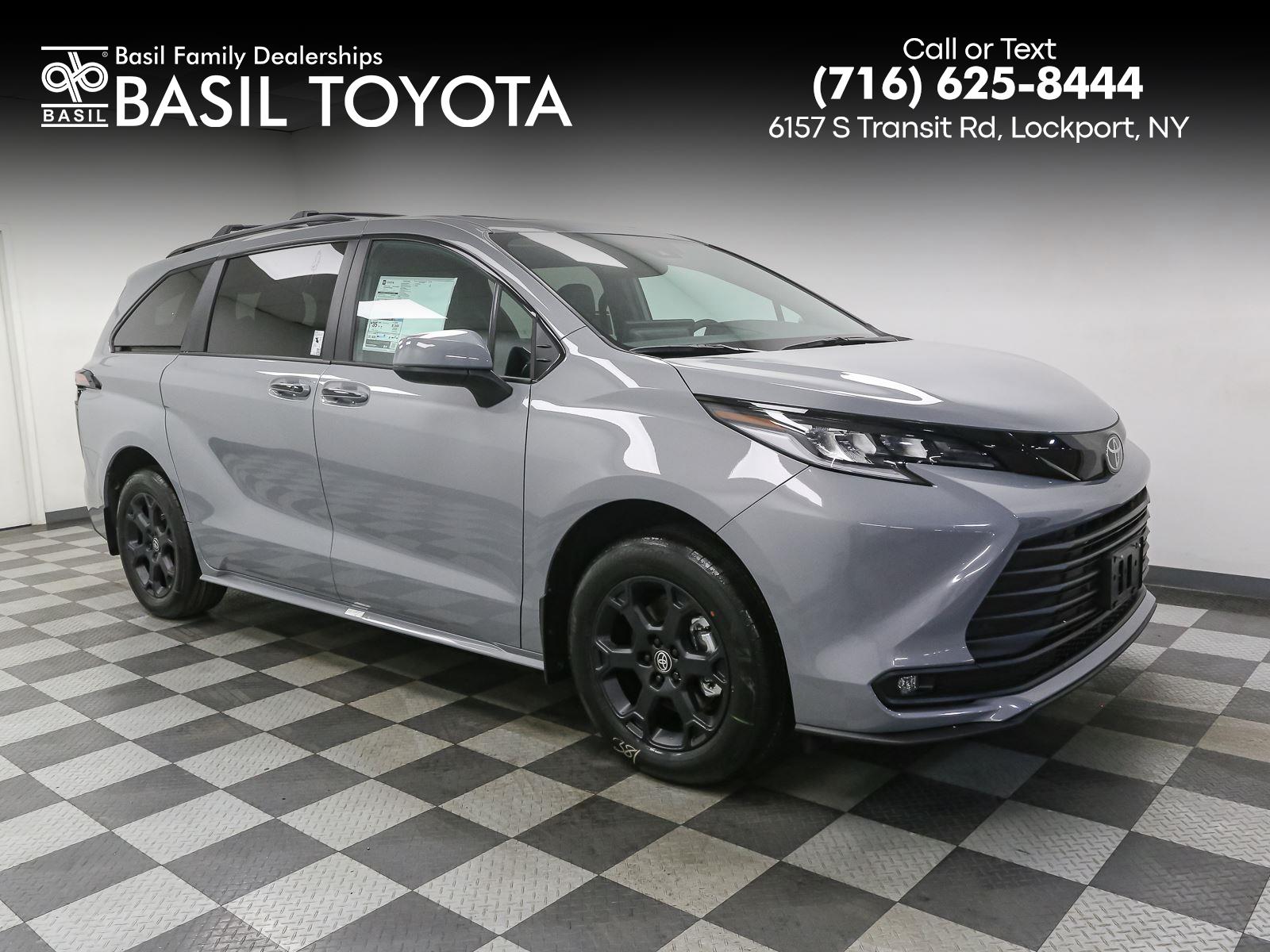 Cement 2026 Toyota Sienna Woodland Edition 7-Passenger AWD Minivan All-Wheel Drive Continuously Variable Transmission