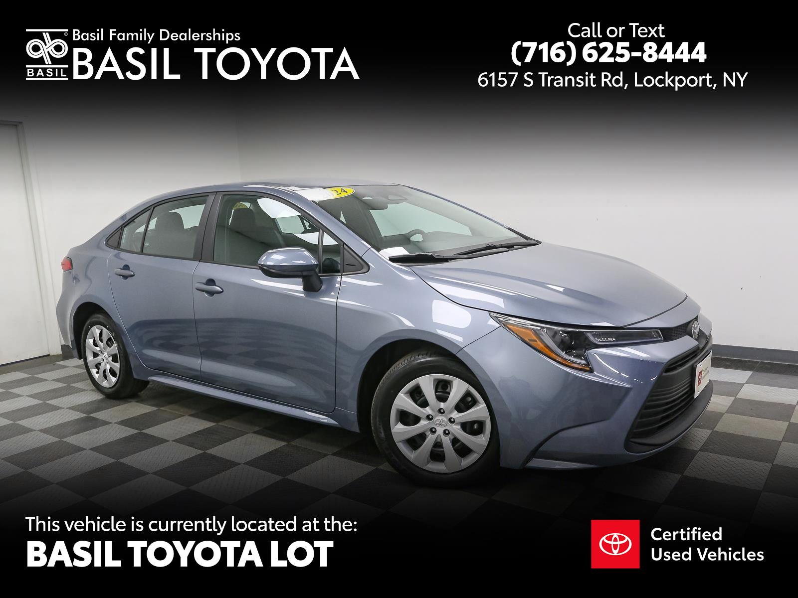 Celestite 2024 Toyota Corolla LE FWD Sedan Front-Wheel Drive Continuously Variable Transmission