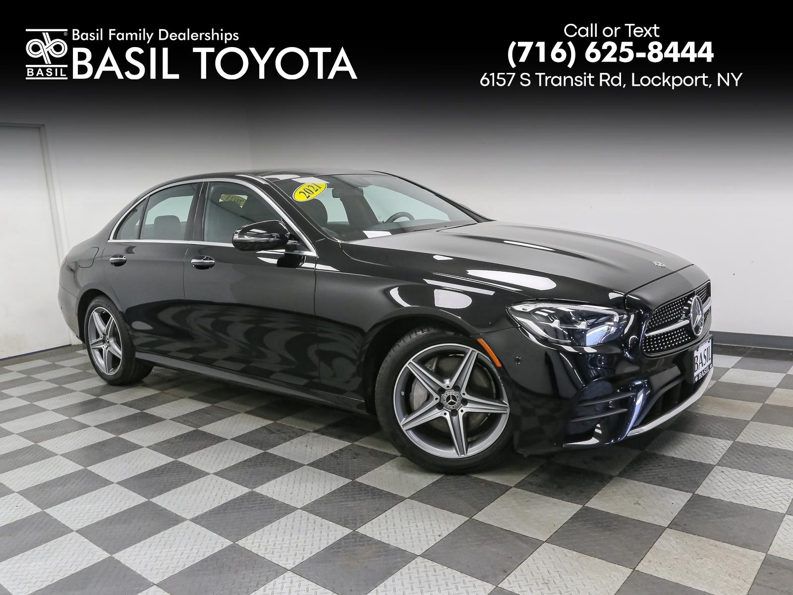 Black 2021 Mercedes-Benz E-Class Sedan All-Wheel Drive Automatic