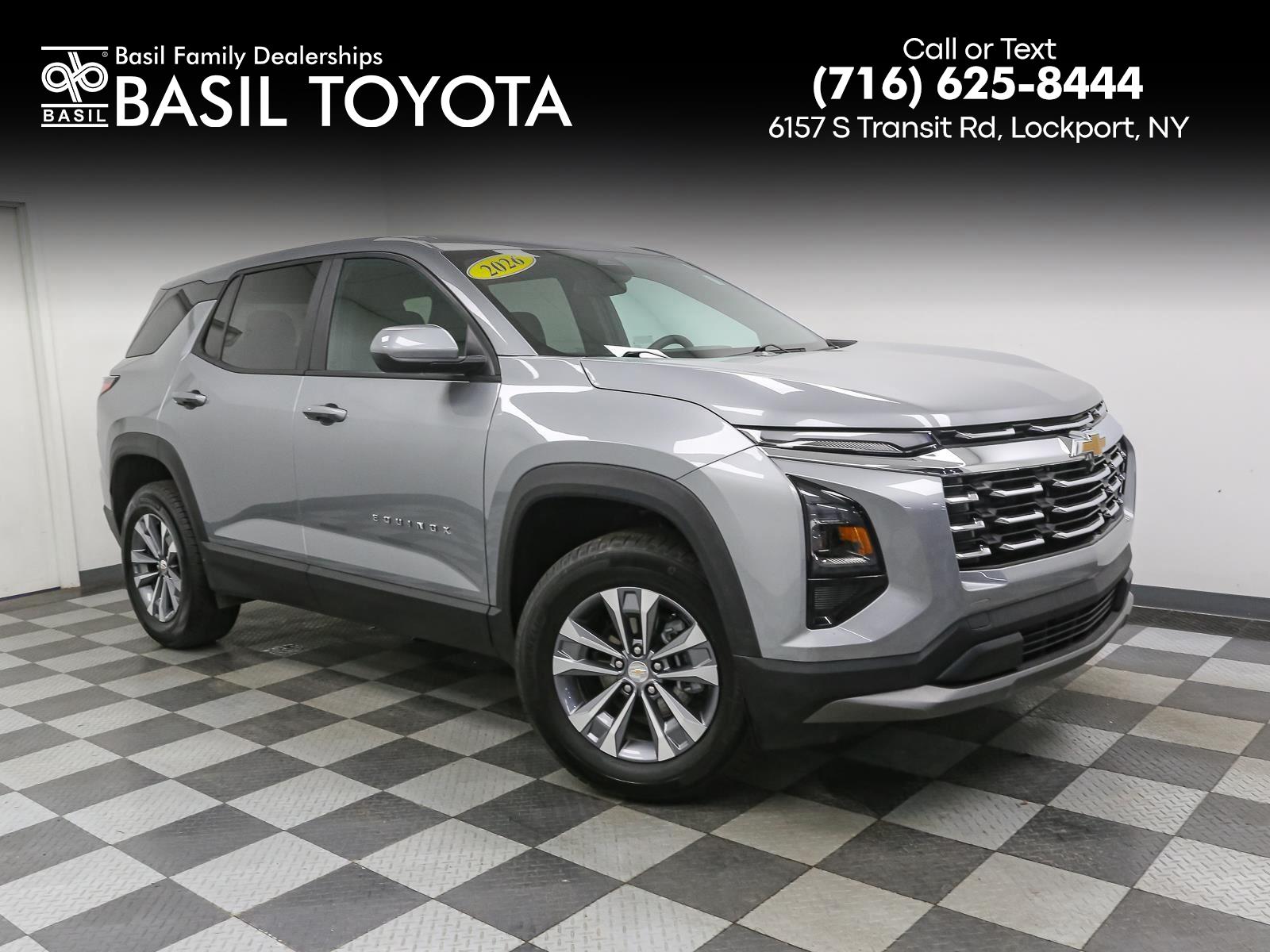 Sterling Gray Metallic 2026 Chevrolet Equinox SUV / Crossover Four-Wheel Drive 8-Speed Automatic