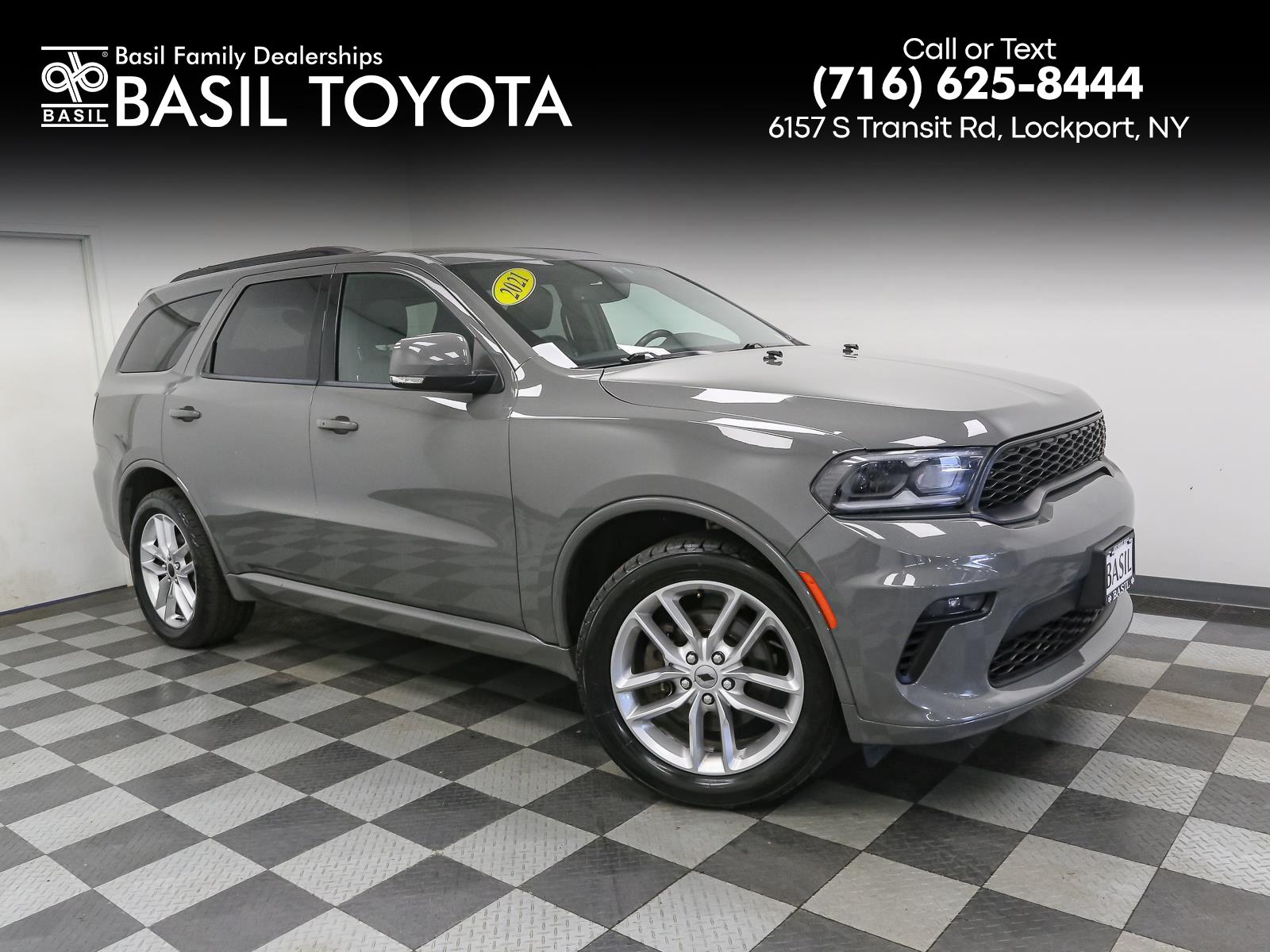 Destroyer Gray Clearcoat 2021 Dodge Durango SUV / Crossover All-Wheel Drive 8-Speed Automatic