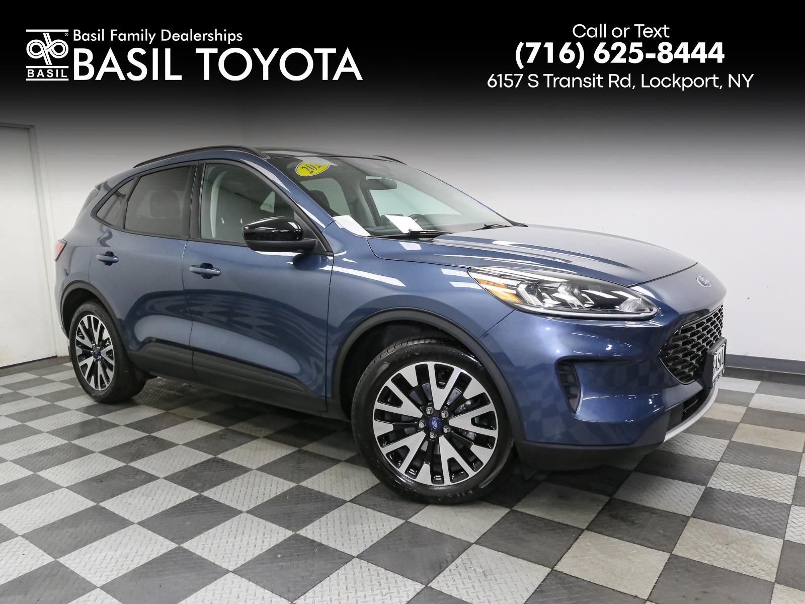 Blue 2020 Ford Escape Hybrid SE Sport AWD SUV / Crossover All-Wheel Drive Continuously Variable Transmission