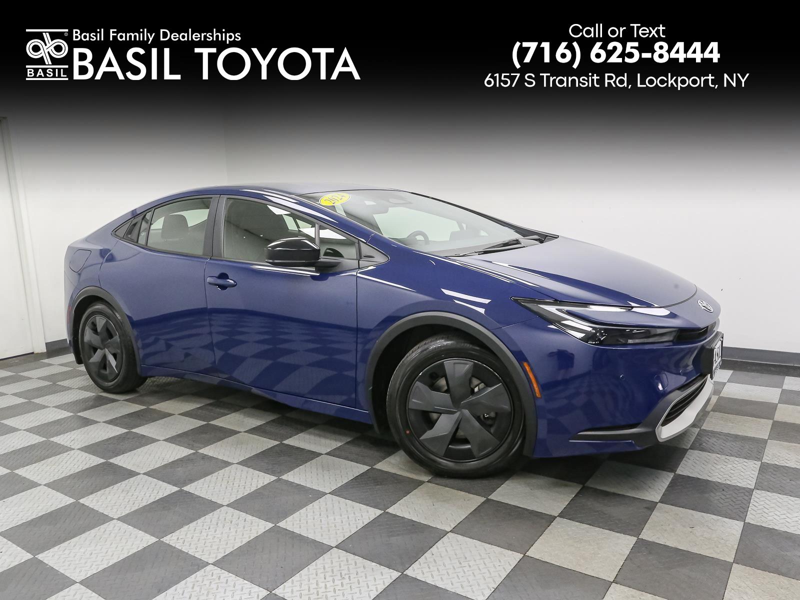 Reservoir Blue 2024 Toyota Prius Prime Hatchback Front-Wheel Drive Continuously Variable Transmission
