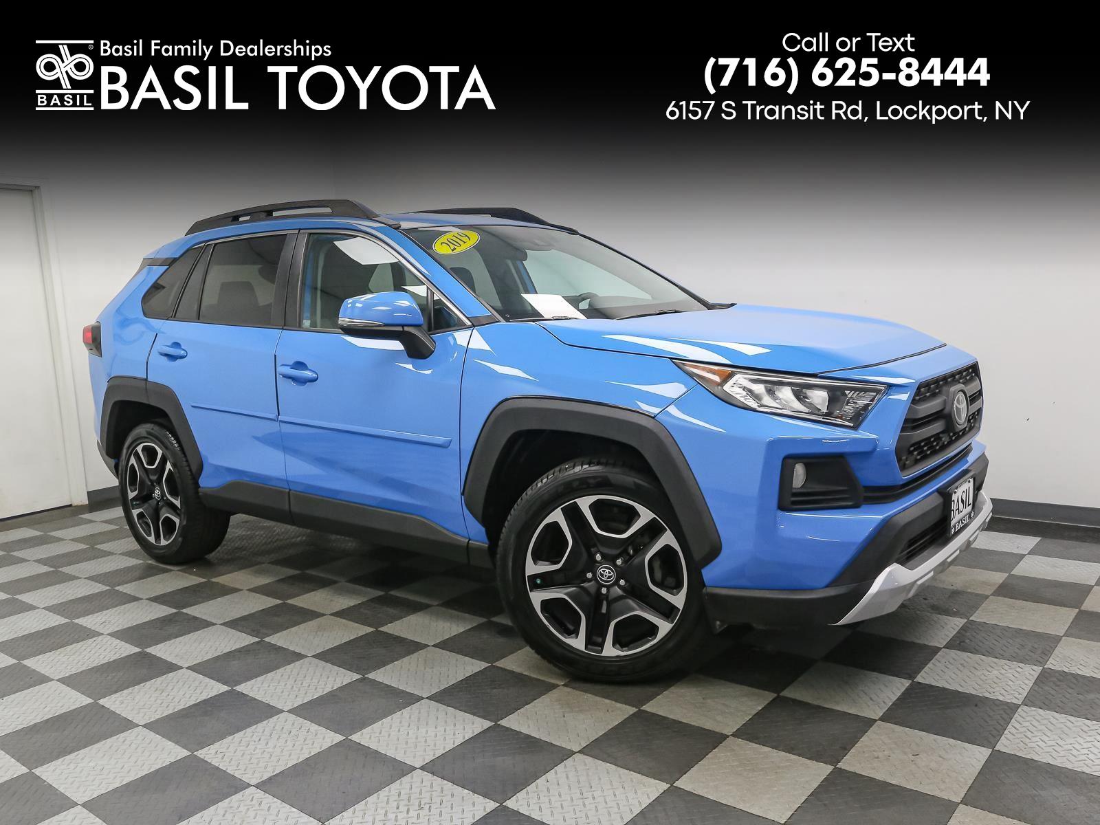 Blue Flame 2019 Toyota RAV4 Adventure AWD SUV / Crossover All-Wheel Drive 8-Speed Automatic