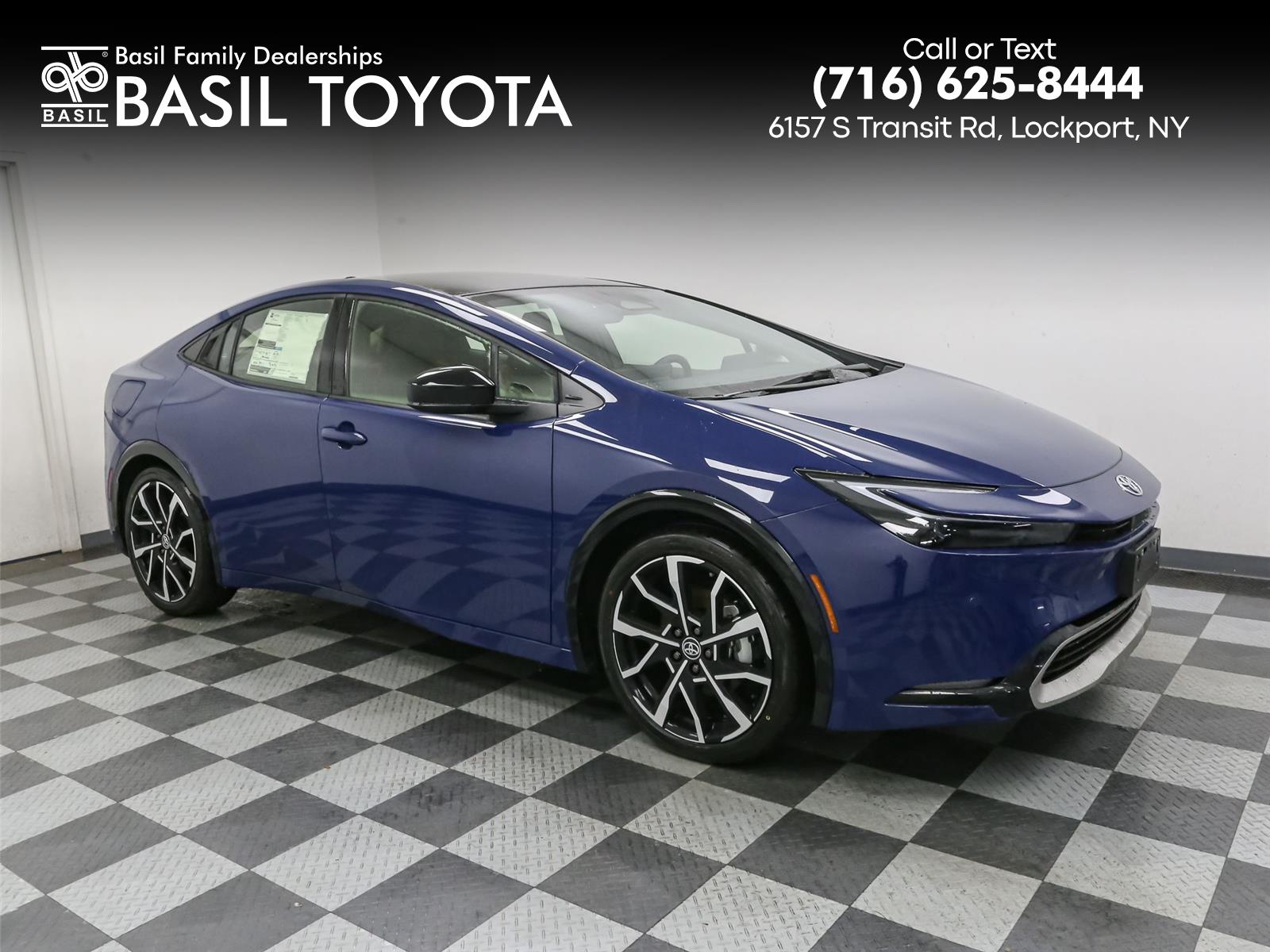 Reservoir Blue 2024 Toyota Prius Prime Hatchback Front-Wheel Drive Continuously Variable Transmission
