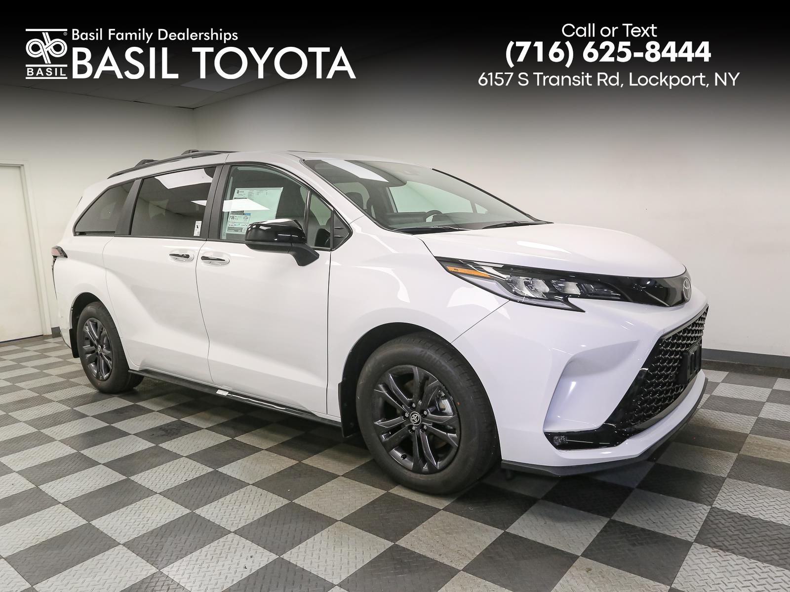 Ice Cap 2026 Toyota Sienna Minivan All-Wheel Drive Continuously Variable Transmission