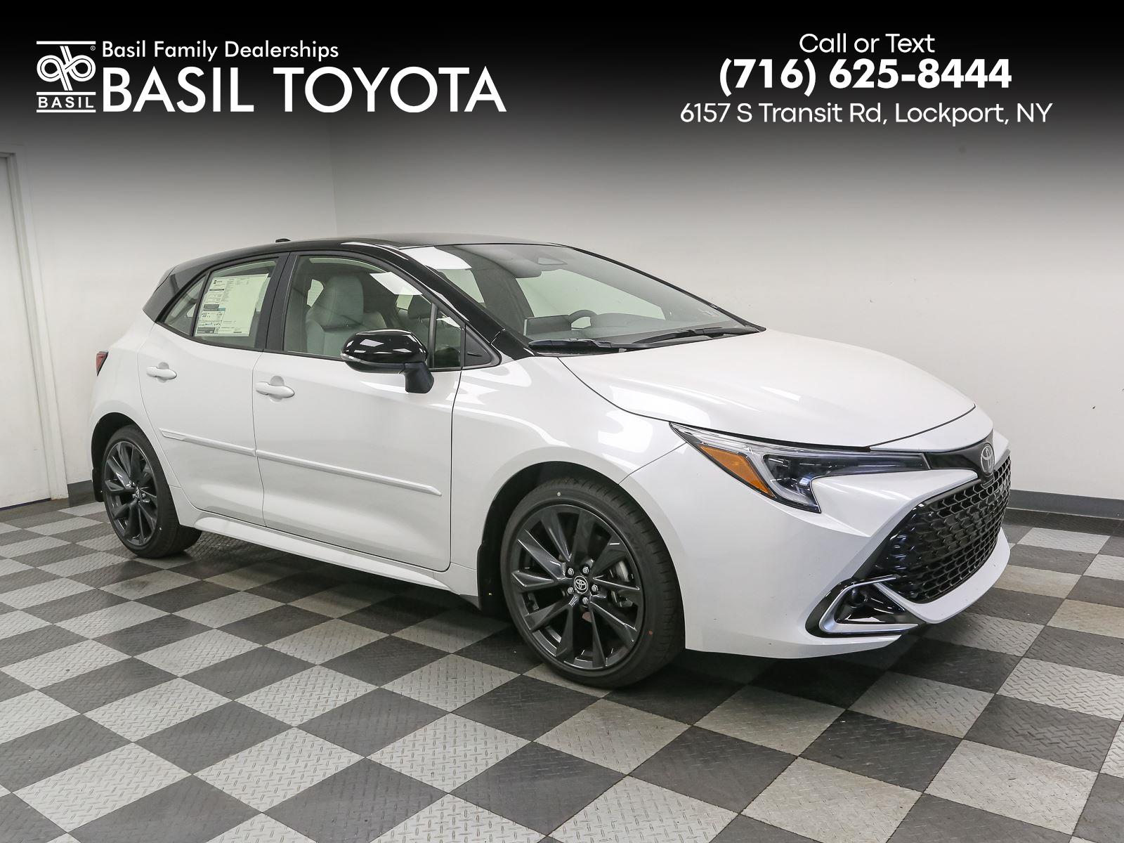 Wind Chill Pearl w/Midnight Black Metallic Roof 2026 Toyota Corolla Hatchback Hatchback Front-Wheel Drive Continuously Variable Transmission