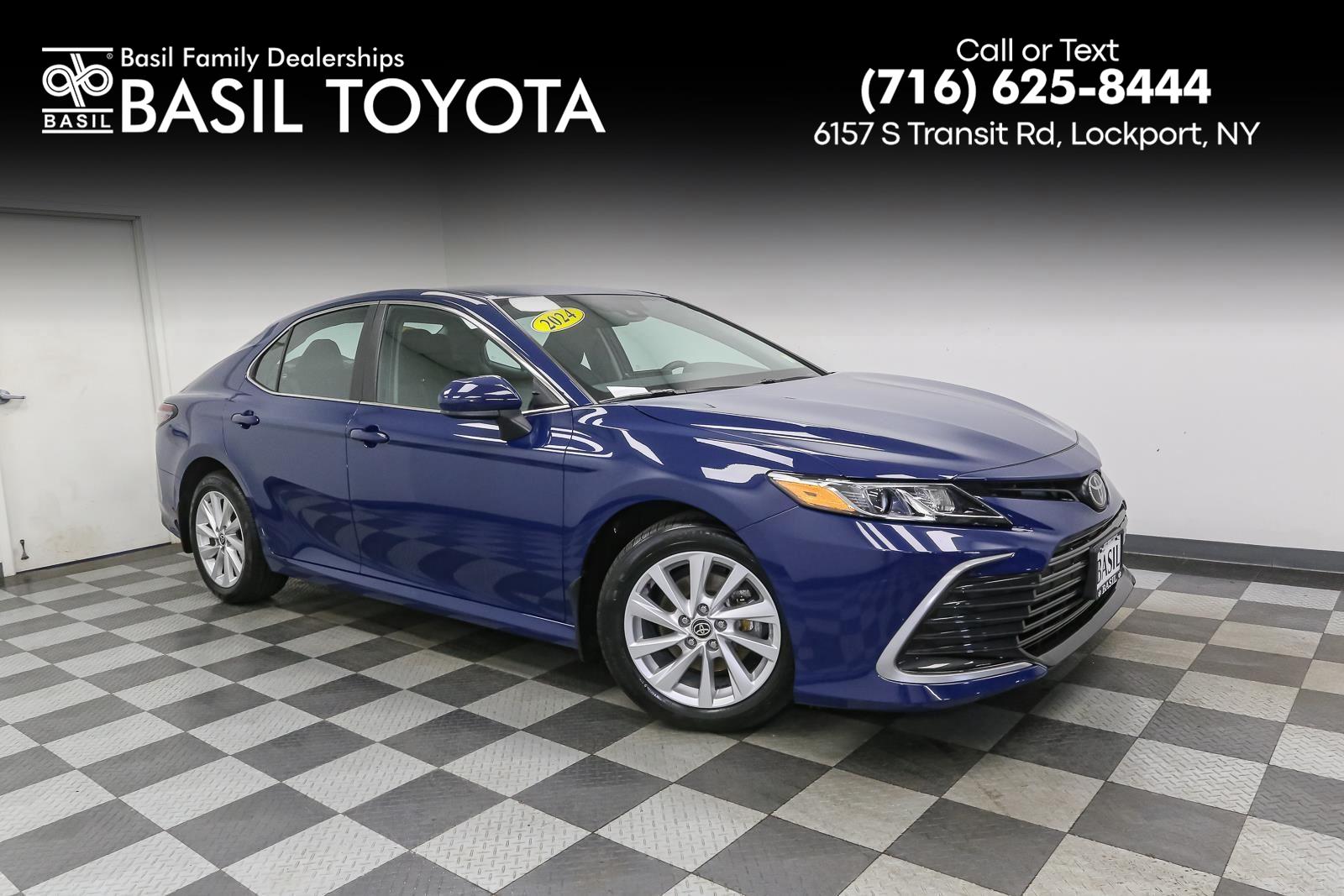 Reservoir Blue 2024 Toyota Camry Sedan All-Wheel Drive 8-Speed Automatic