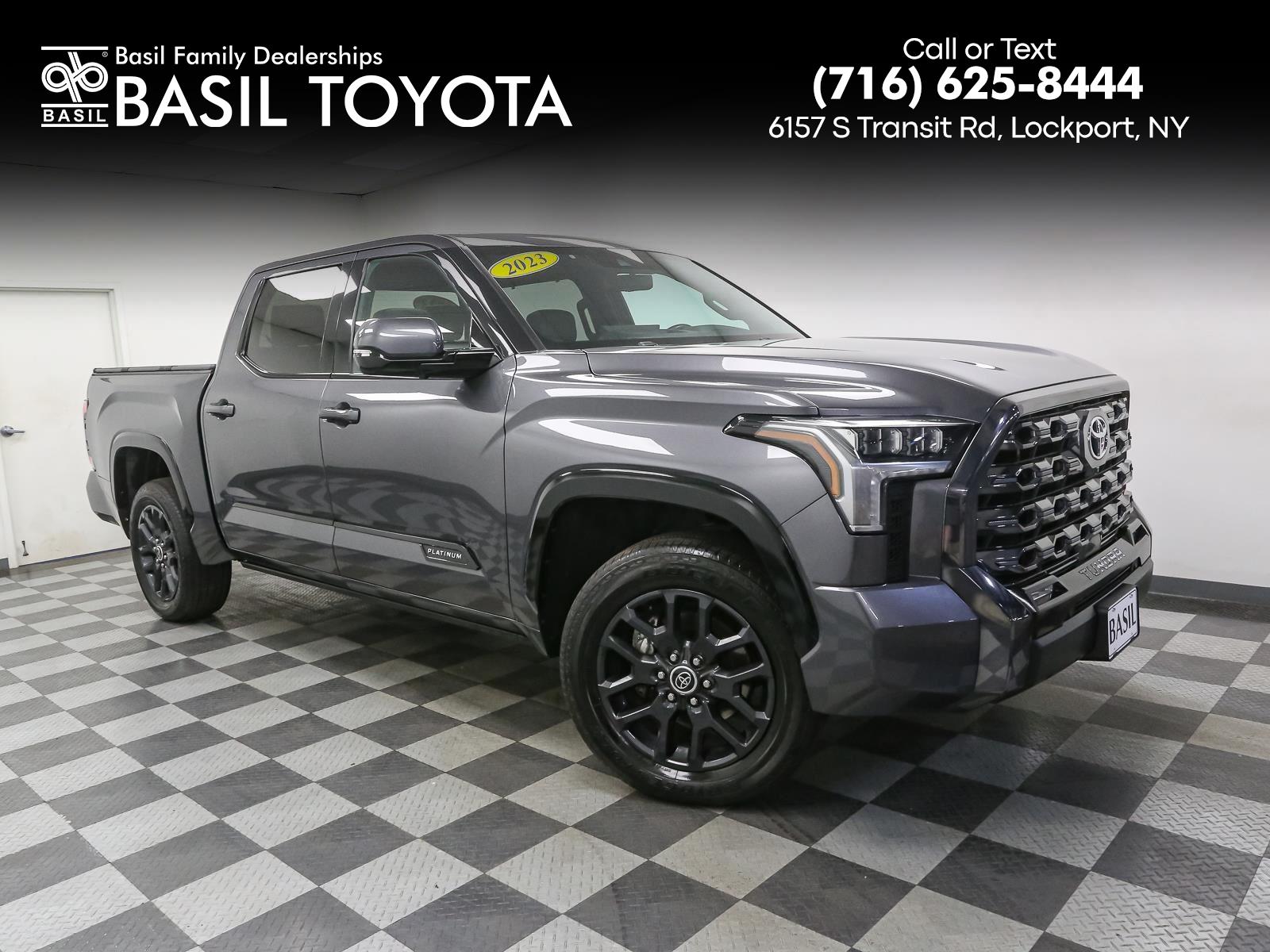 Magnetic Gray Metallic 2023 Toyota Tundra Pickup Truck Four-Wheel Drive Automatic