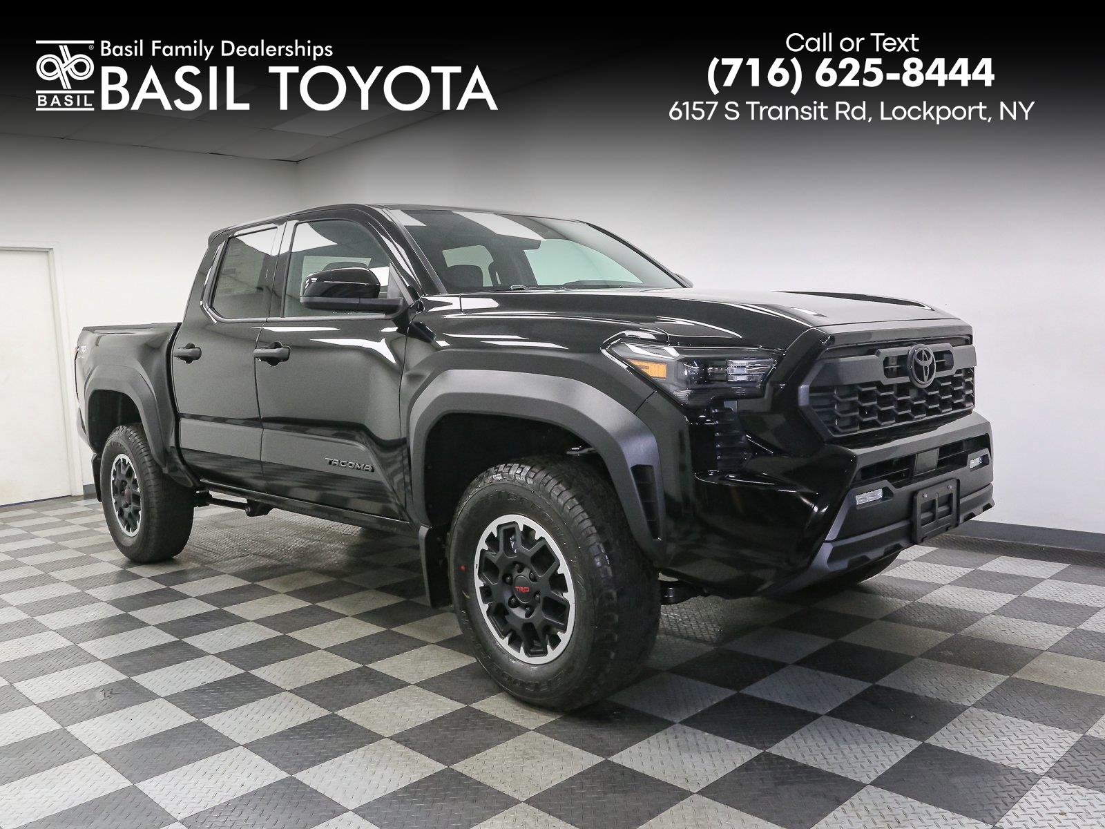 Black 2026 Toyota Tacoma Pickup Truck Four-Wheel Drive 8-Speed Automatic