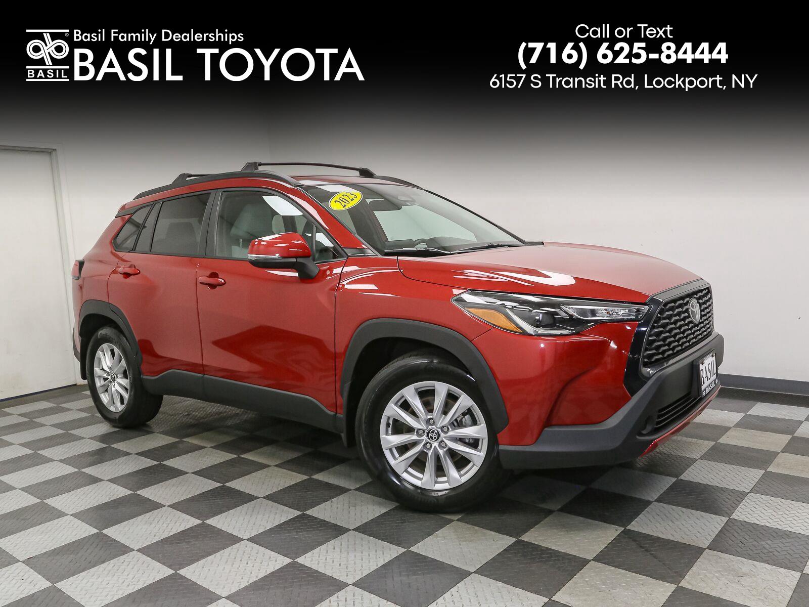 Barcelona Red Metallic 2023 Toyota Corolla Cross SUV / Crossover All-Wheel Drive Continuously Variable Transmission