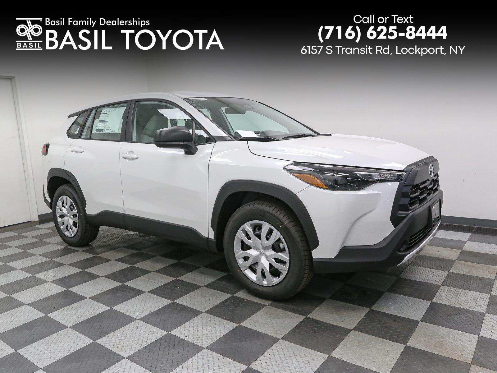 White (Wind Chill Pearl) 2026 Toyota Corolla Cross SUV / Crossover All-Wheel Drive Continuously Variable Transmission