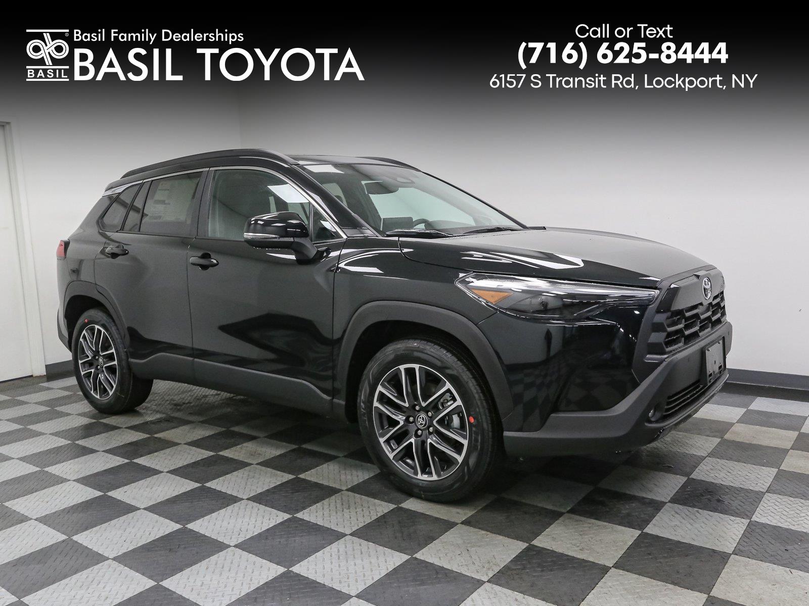 Jet Black 2026 Toyota Corolla Cross SUV / Crossover All-Wheel Drive Continuously Variable Transmission