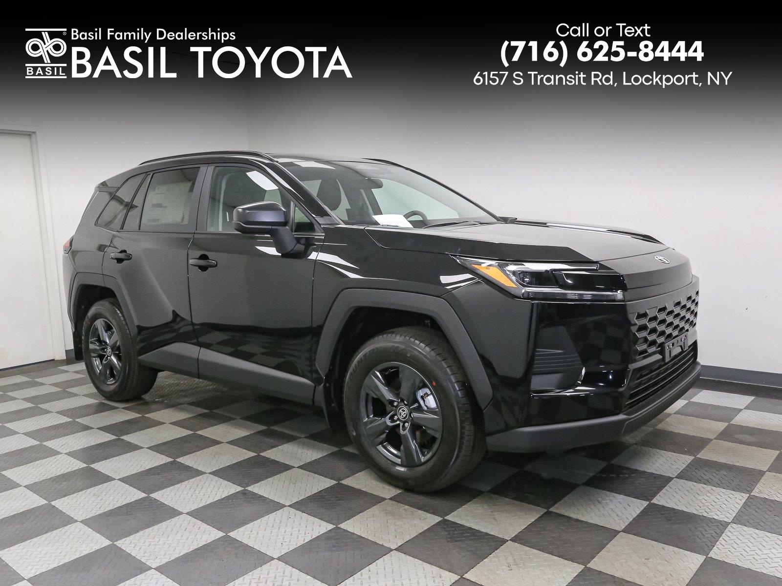Midnight Black Metallic 2026 Toyota RAV4 SUV / Crossover All-Wheel Drive Continuously Variable Transmission