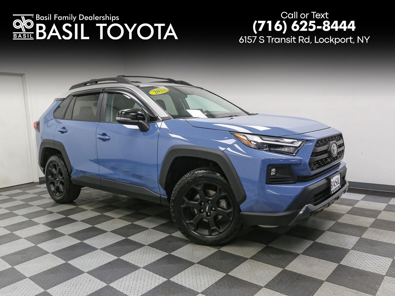 Cavalry Blue w/Ice Edge Roof 2023 Toyota RAV4 SUV / Crossover All-Wheel Drive 8-Speed Automatic
